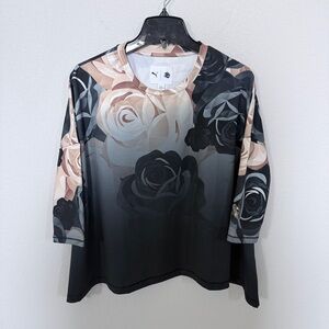 Puma x Careaux Ombré Rose Print Oversized Athletic Top